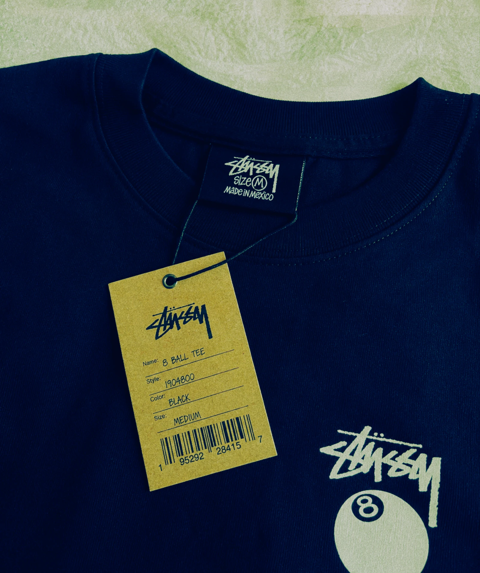 T-shirt Stüssy 8 Ball Noir – photo 3